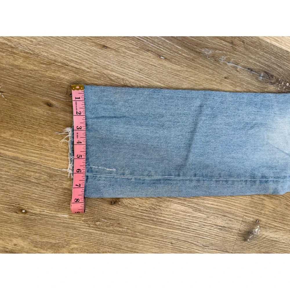 Polo‎ Ralph Lauren Varick Slim Straight Distressed Light Wash Blue Jeans 36x32